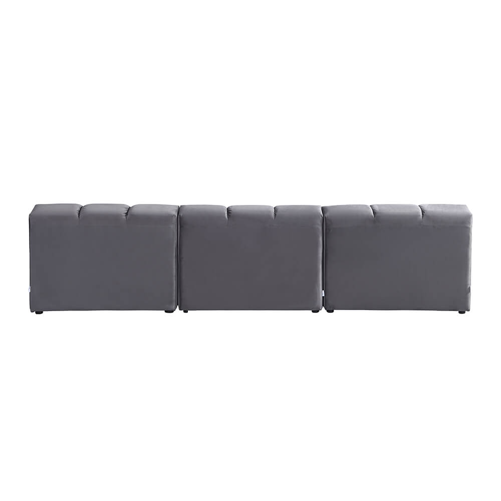 Modulares Sofa - Anthrazit 306 x 98 cm
