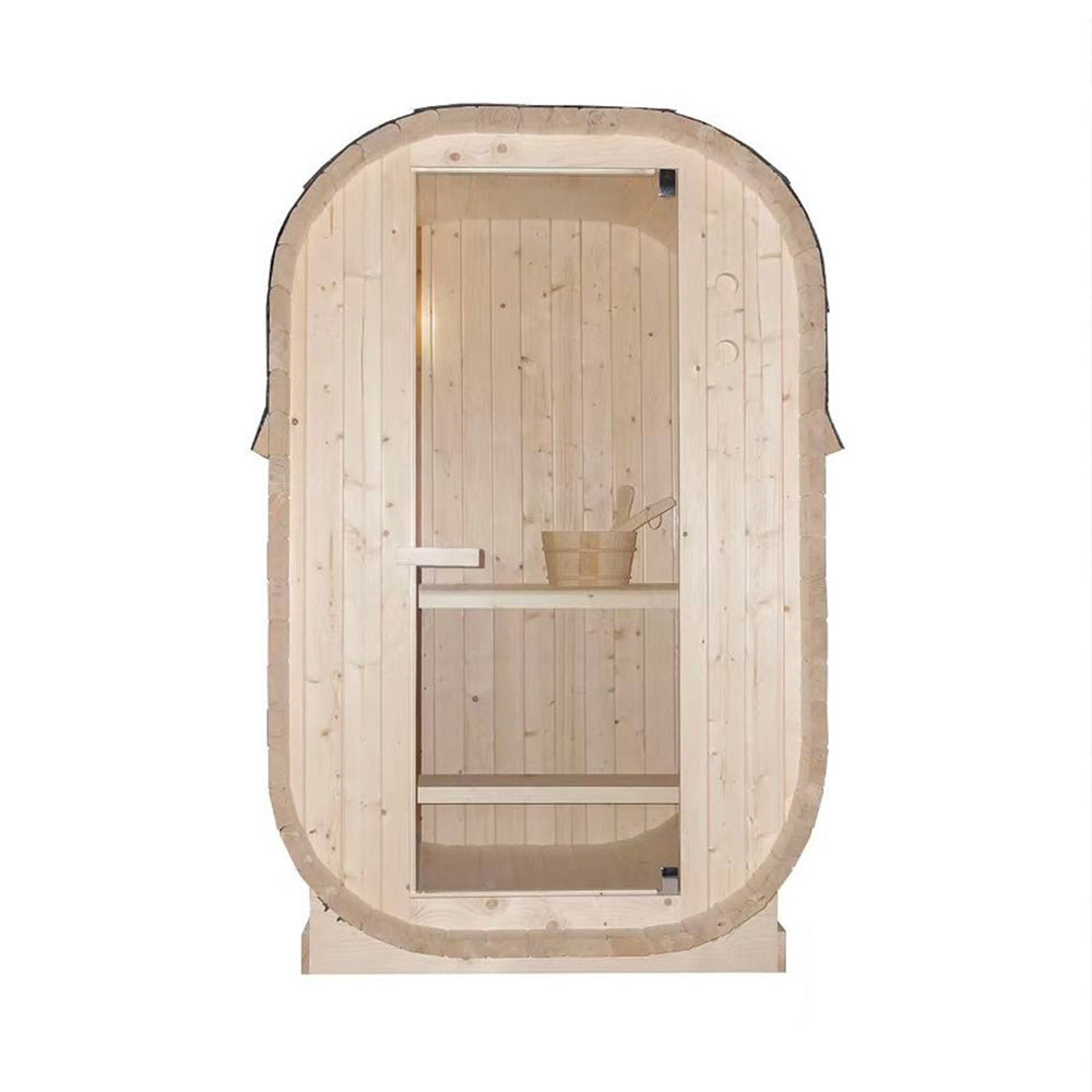 Outdoor Sauna - 194 x 120 cm für 2 Personen