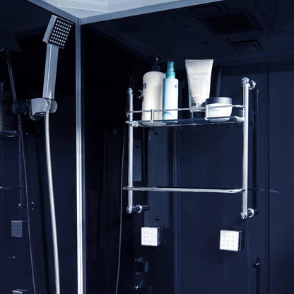 Duschkabine mit LED-Beleuchtung - 90 x 80 cm