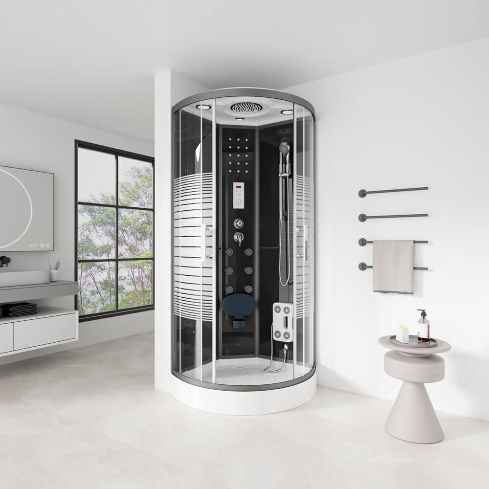 Duschkabine mit Regendusche - 90 x 90 cm