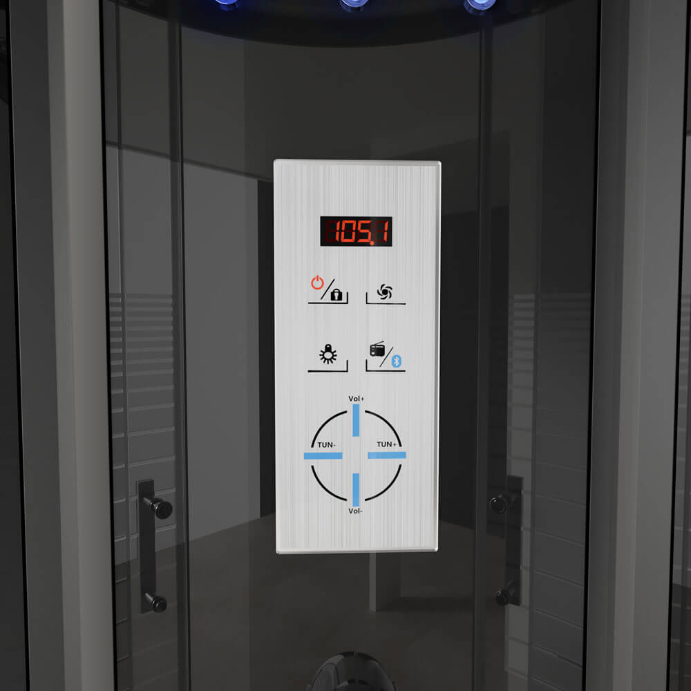 Duschkabine mit Regendusche - 90 x 90 cm