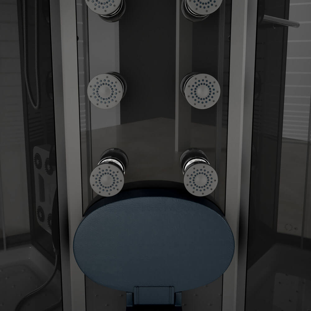 Duschkabine mit Regendusche - 90 x 90 cm