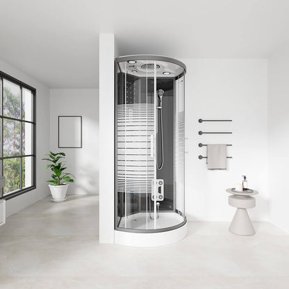 Duschkabine mit Regendusche - 100 x 100 cm
