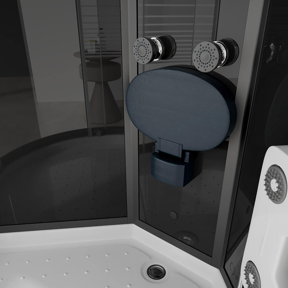 Duschkabine mit Regendusche - 100 x 100 cm