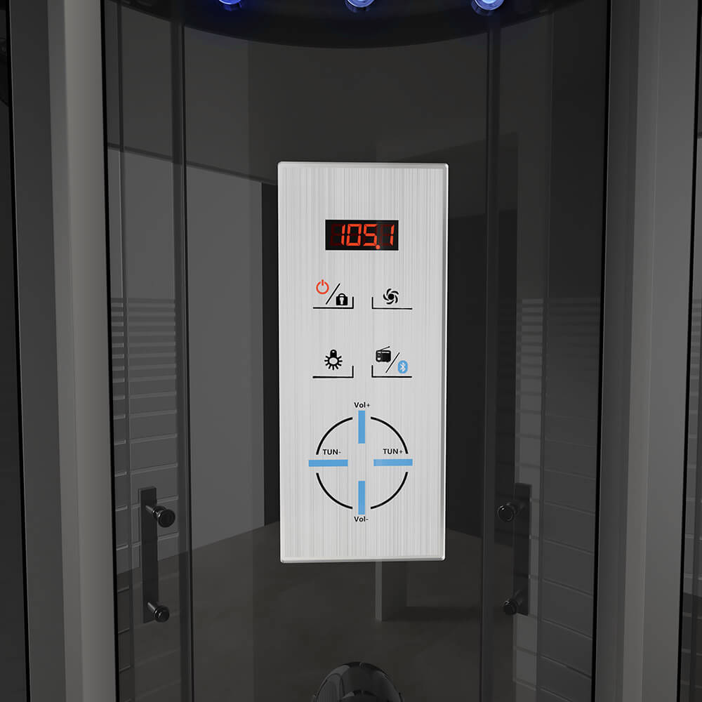 Duschkabine mit Regendusche - 100 x 100 cm