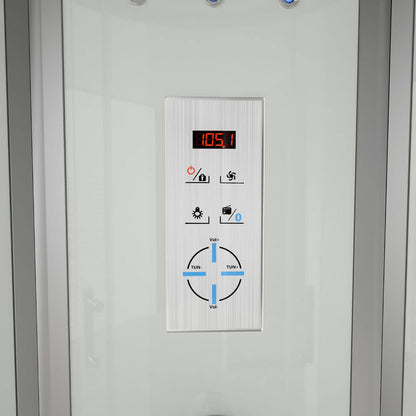 Duschkabine mit Wasserfall und Rückenmassage - 90 x 90 cm