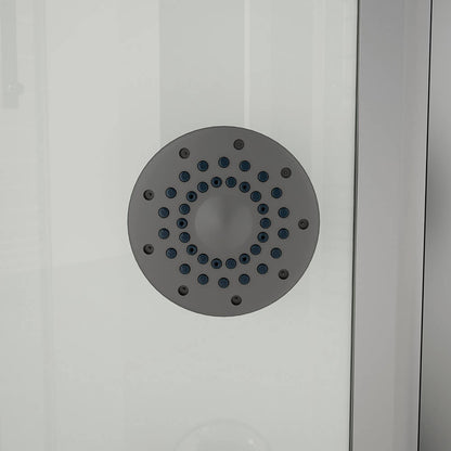 Duschkabine mit Wasserfall und Rückenmassage - 100 x 100 cm
