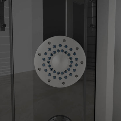 Dampfdusche mit Wasserfall und Dampfsauna - 100 x 100 cm