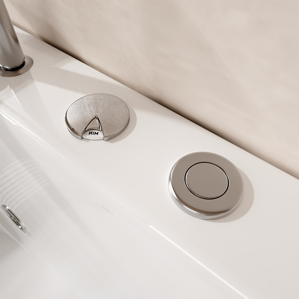 Whirlpool Badewanne 173 x 80 cm