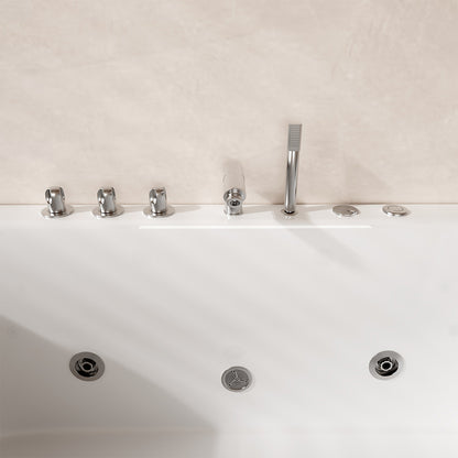 Whirlpool Badewanne 173 x 80 cm