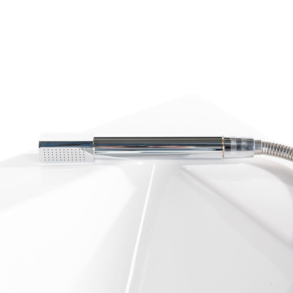 Whirlpool Badewanne mit Lichttherapie - 180 x 90 cm