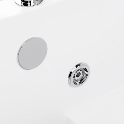 Seniorenbadewanne sitzend mit Whirlpoolfunktion - 85 x 95 cm Rechts