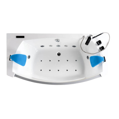 Whirlpool Badewanne mit Lichttherapie - 175 x 85 cm