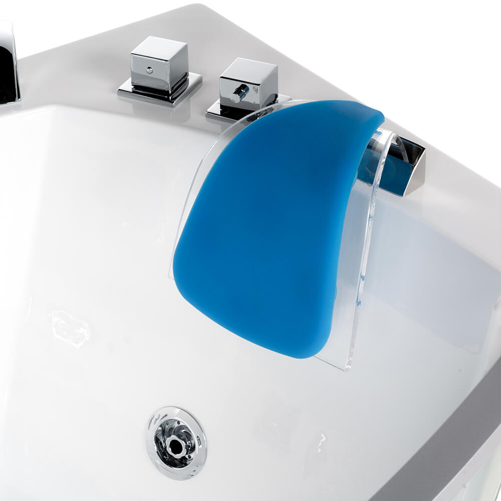 Whirlpool Badewanne mit Lichttherapie - 175 x 85 cm