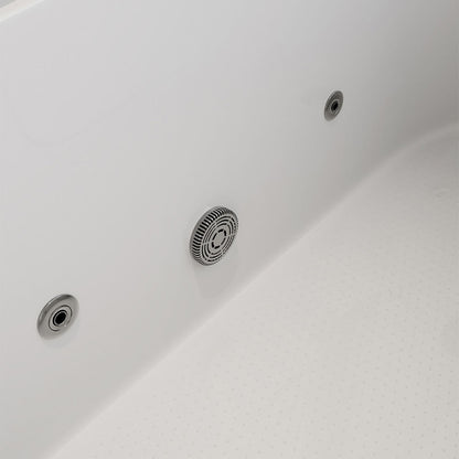 Seniorenbadewanne liegend mit Whirlpoolfunktion - 153 x 76 cm Rechts