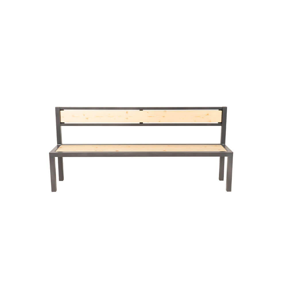 Sitzgarnitur aus Lärche - 200 x 43 cm Made in Germany