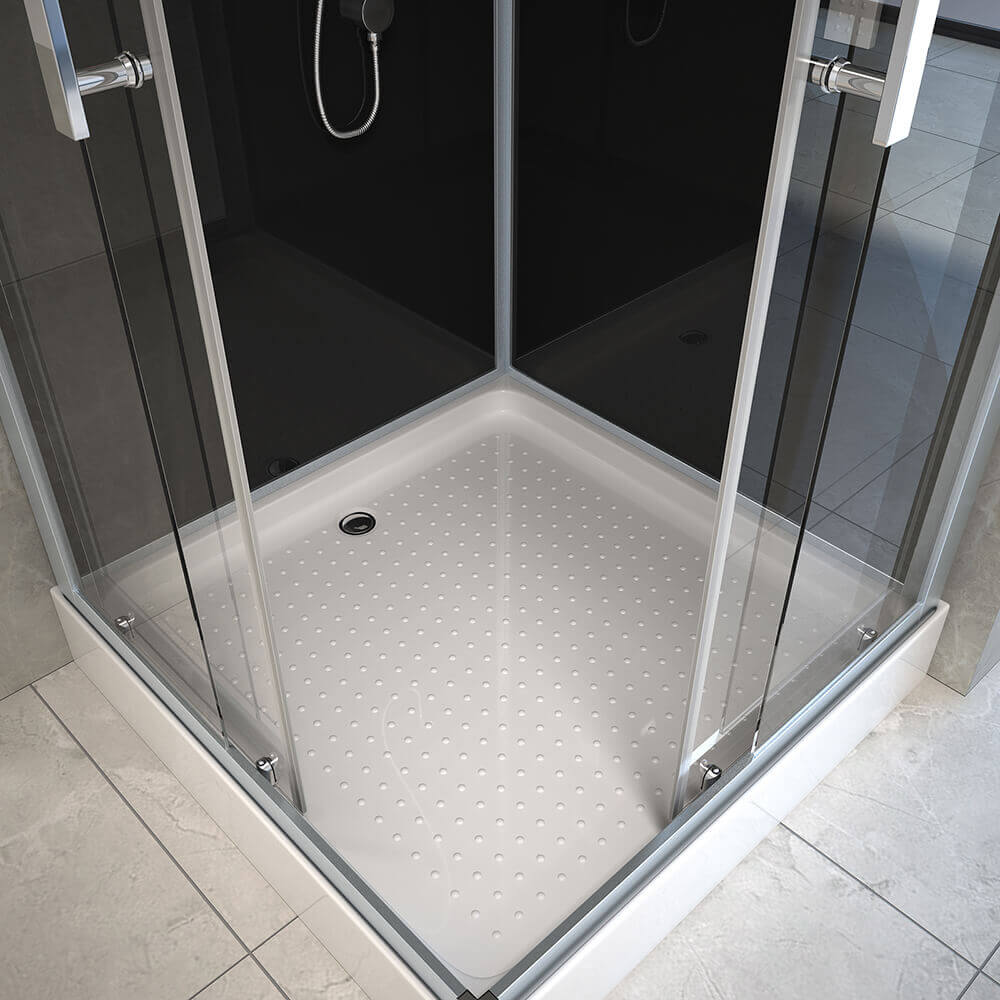 Duschkabine mit LED-Beleuchtung - 90 x 90 cm