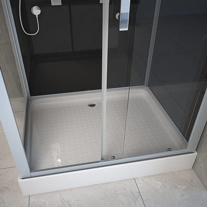 Duschkabine mit LED-Beleuchtung - 100 x 80 cm