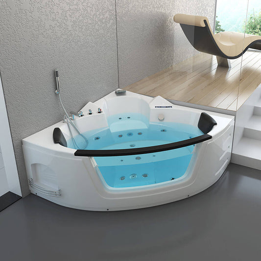 Whirlpool Badewanne mit Lichttherapie - 157 x 157 cm