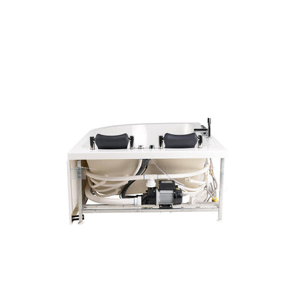 Indoor Whirlpool für 2 Personen - 180 x 120 cm Links / Rechts