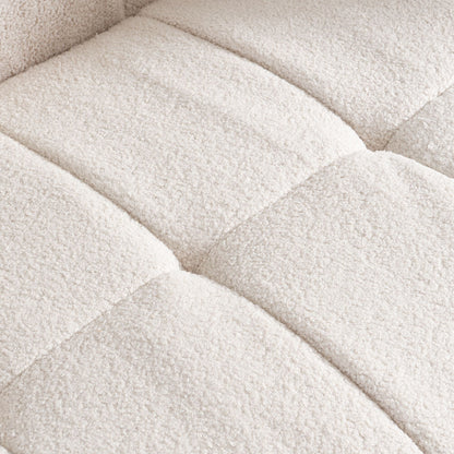Teddy Sofa Bouclé - 236 x 68 cm Beige