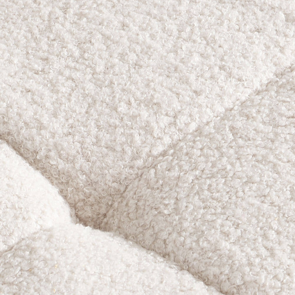 Teddy Sofa Bouclé - 236 x 68 cm Beige