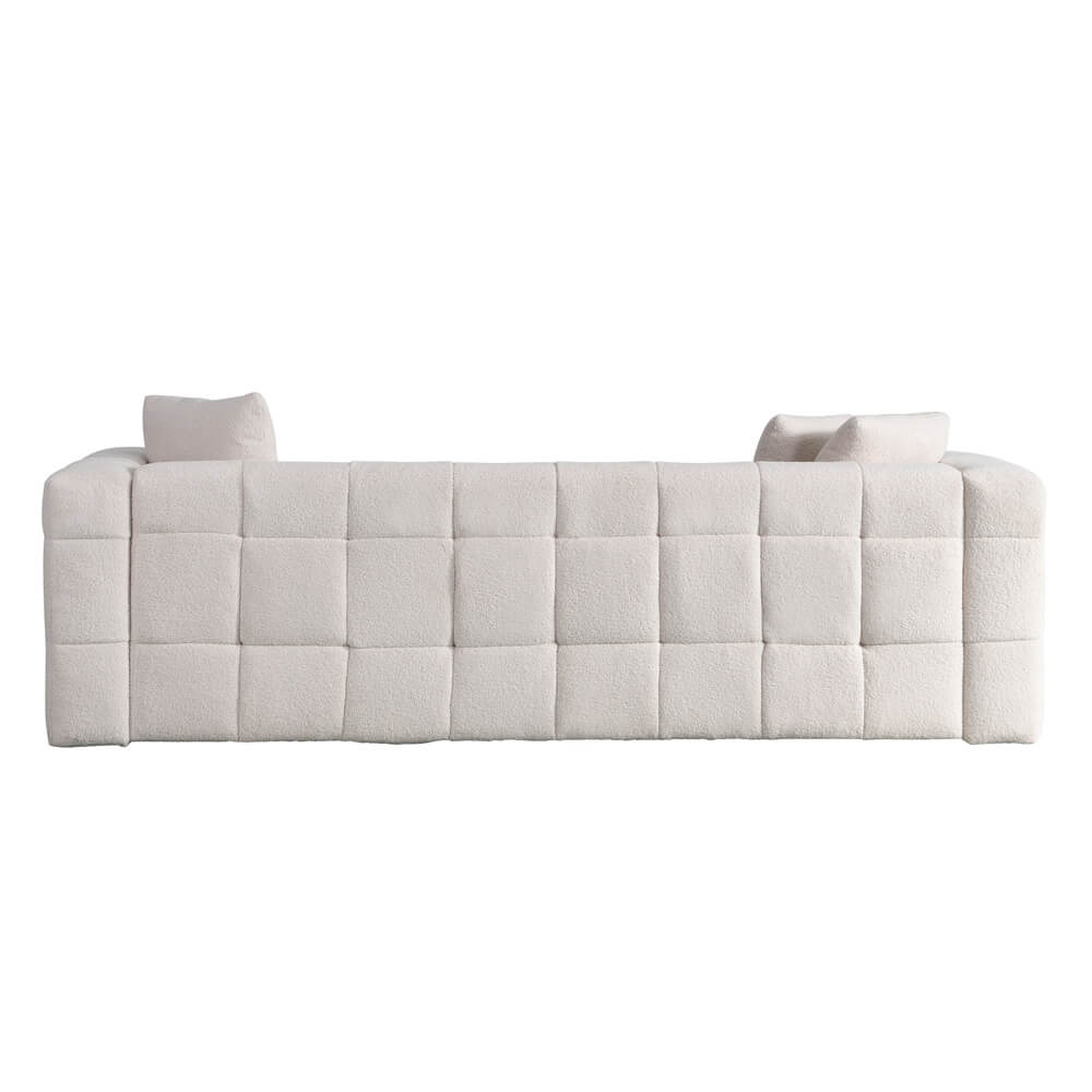 Teddy Sofa Bouclé - 236 x 68 cm Beige