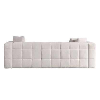 Teddy Sofa Bouclé - 236 x 68 cm Beige