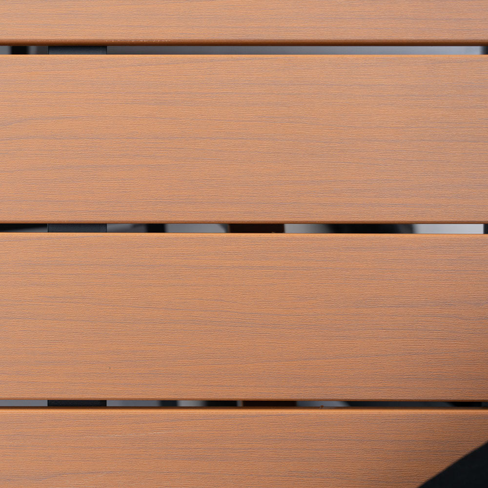 Garten-Sitzgruppe in Holzoptik - 160 x 90 cm 6 Stühle