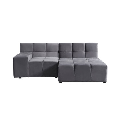 Modulares Sofa - Anthrazit 204 x 148 cm