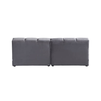 Modulares Sofa - Anthrazit 204 x 148 cm
