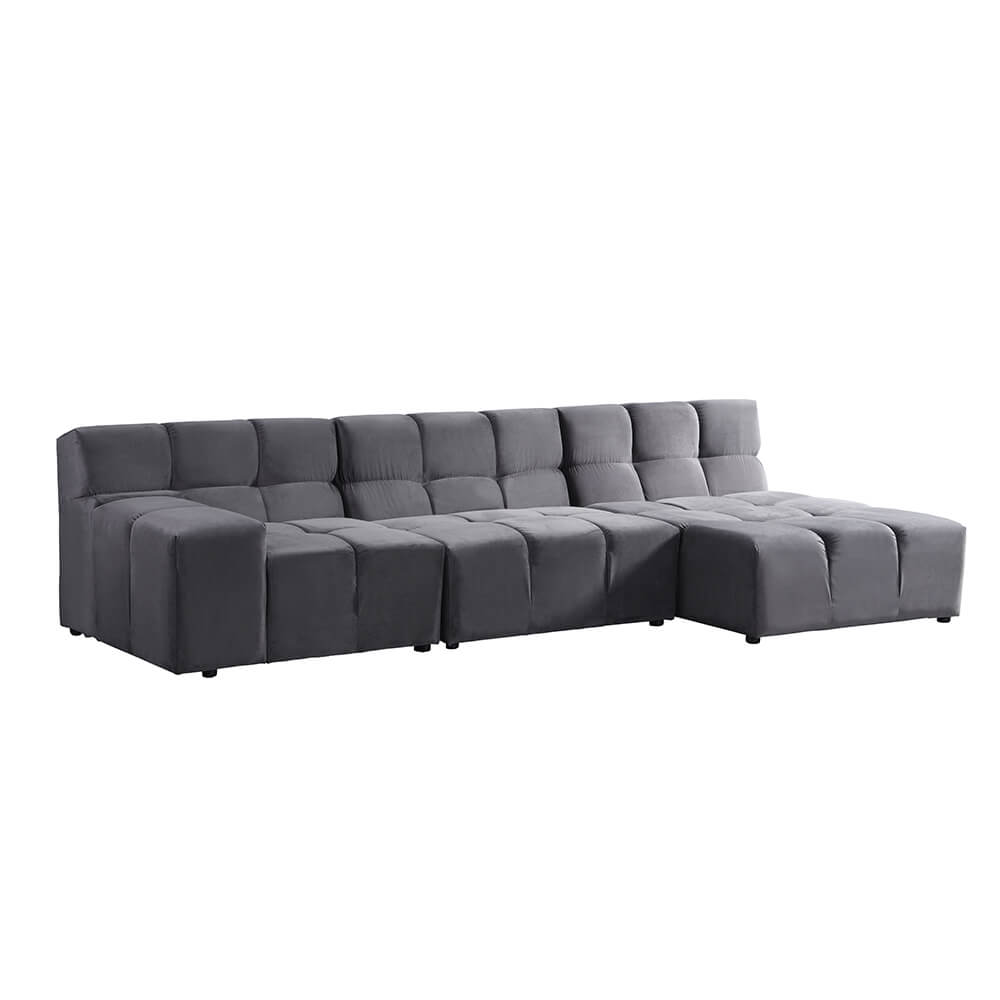 Modulares Sofa - Anthrazit 306 x 148 cm