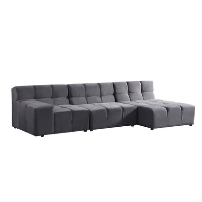Modulares Sofa - Anthrazit 306 x 148 cm