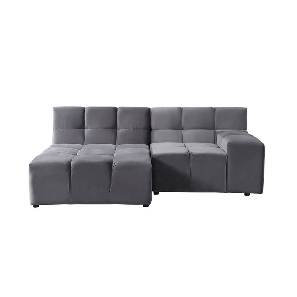 Modulares Sofa - Anthrazit 204 x 148 cm