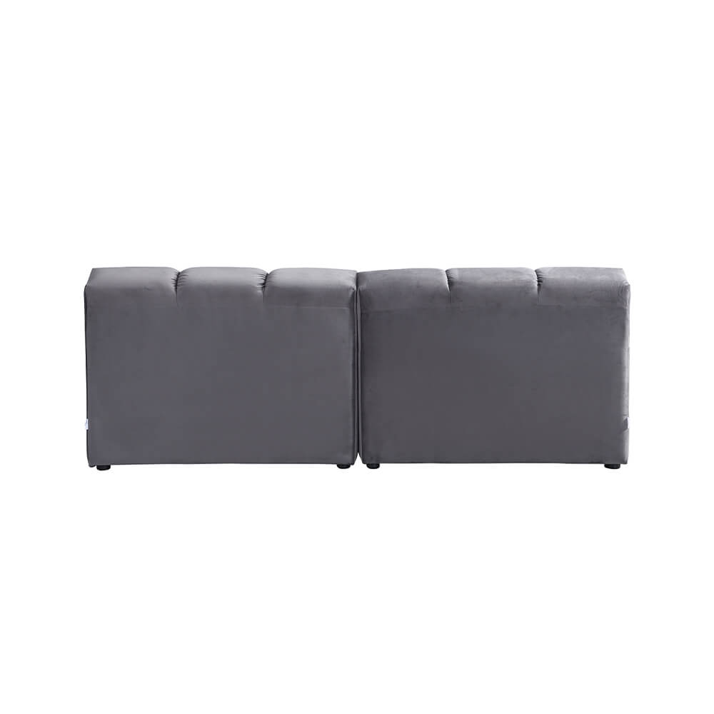 Modulares Sofa - Anthrazit 204 x 148 cm