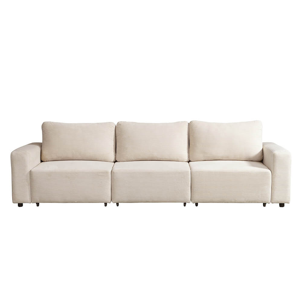 Modulares Schlafsofa - 295 x 92 cm Beige