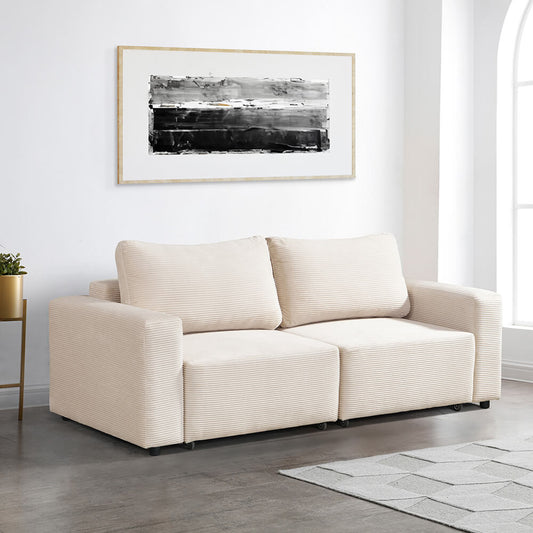 Modulares Schlafsofa - 210 x 92 cm Beige