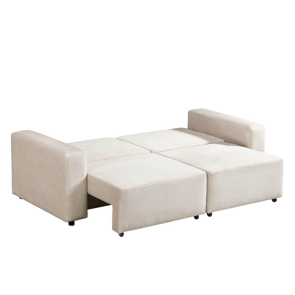 Modulares Schlafsofa - 210 x 92 cm Beige