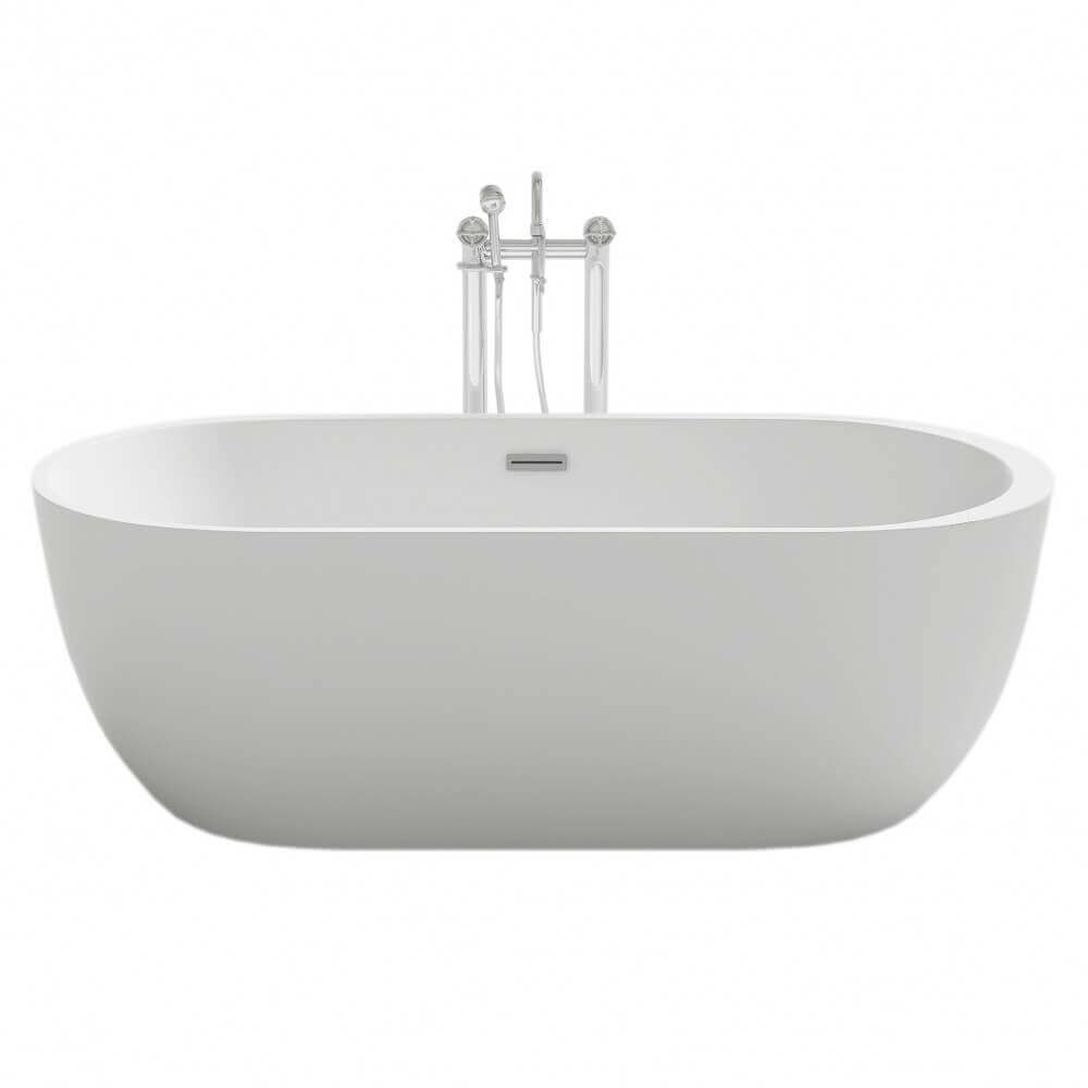 Freistehende Badewanne - 170 x 80 cm Weiß