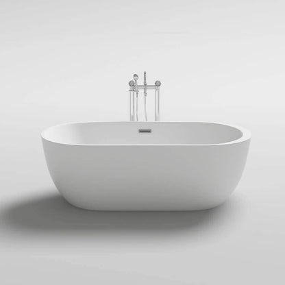 Freistehende Badewanne - 170 x 80 cm Weiß