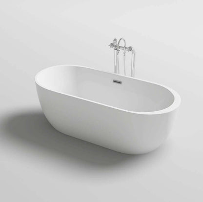 Freistehende Badewanne - 170 x 80 cm Weiß