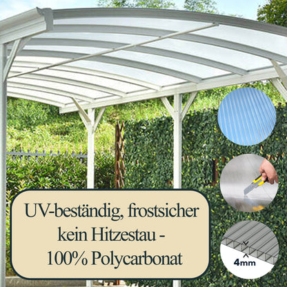 Design Carport - 505 x 300 cm Weiß