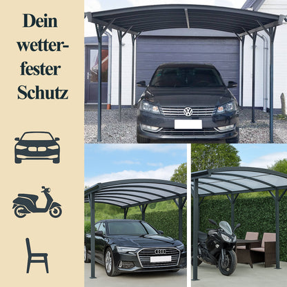 Design Carport - 505 x 300 cm Anthrazit