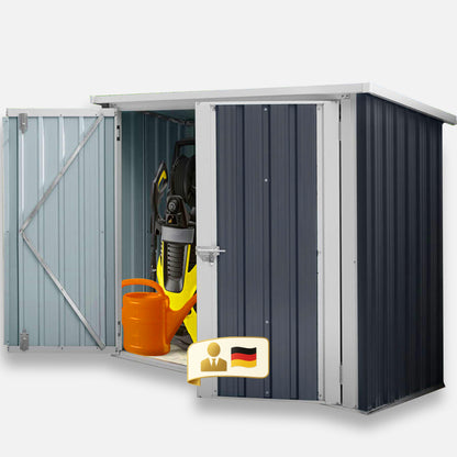 Geräteschuppen aus verzinktem Stahl - 147 x 86 cm
