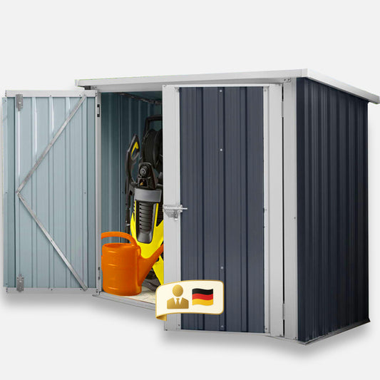 Geräteschuppen aus verzinktem Stahl - 147 x 86 cm