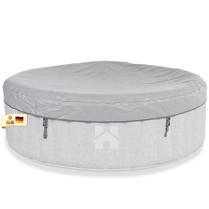 Outdoor Whirlpool inkl. Abdeckung - Ø208 cm 6 Personen Beton