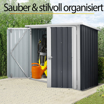 Geräteschuppen aus verzinktem Stahl - 147 x 86 cm