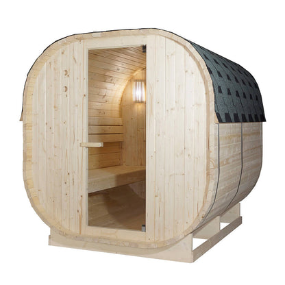 Outdoor Sauna - 184 x 220 cm für 6 Personen