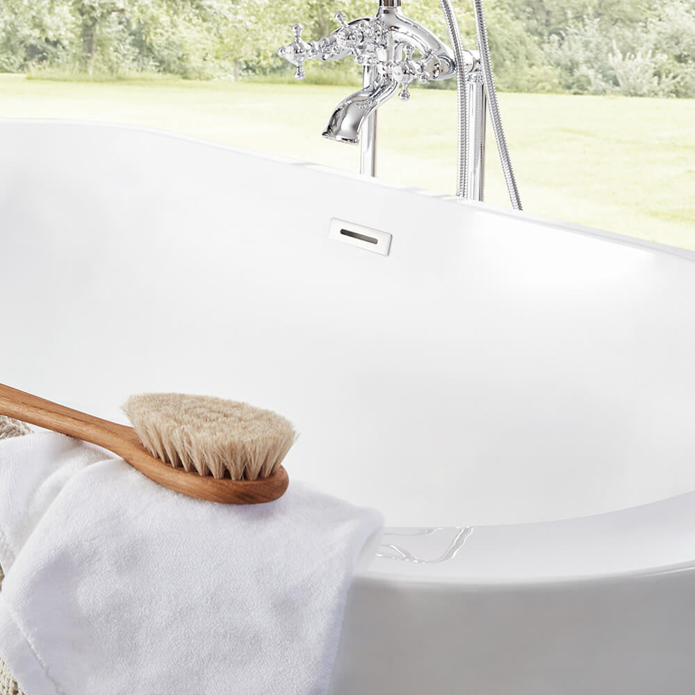 Freistehende Badewanne - 170 x 80 cm Weiß