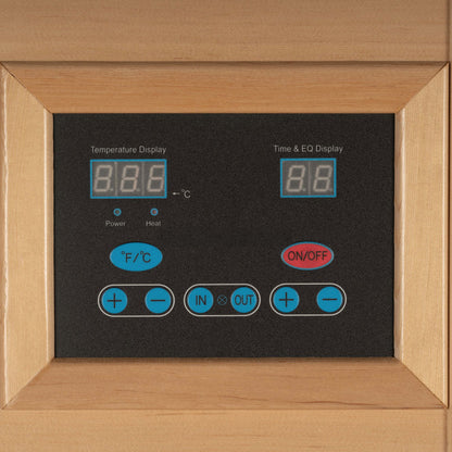 Infrarotkabine - 153 x 110 cm für 3 Personen